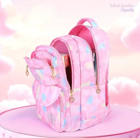 School Bags backpack with multiple compartments