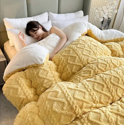 Premium quality King Size Warm Winter Quilt Set*/ Duvet Set