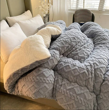 Premium quality King Size Warm Winter Quilt Set*/ Duvet Set