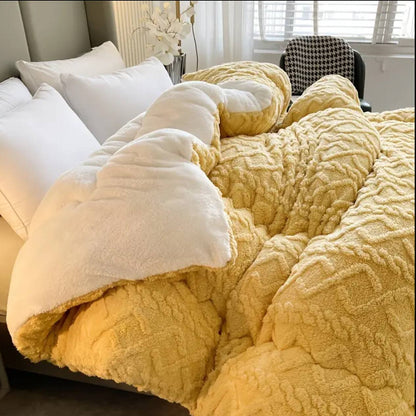 Premium quality King Size Warm Winter Quilt Set*/ Duvet Set