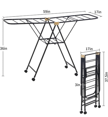 Folding Clothes Drying Rack