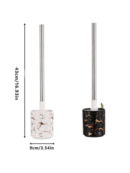 Marble toilet brush
