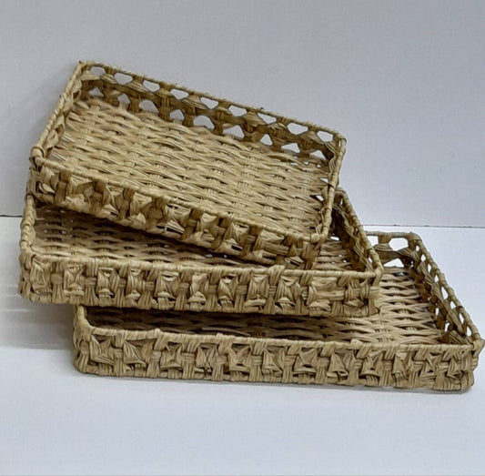 Rattan Deco Style Trays