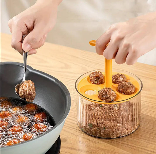 Translucent meat ball maker