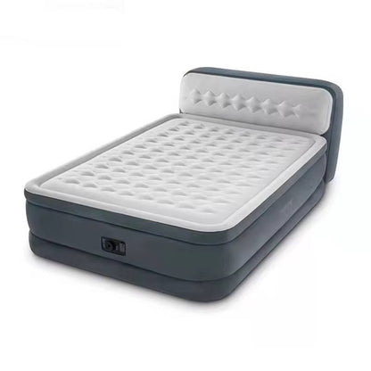 INTEX DURA BEAM AIRBED WITH INBUILT ELECTRIC PUMP AND PLUSH SUPPORTIVE HEADBOARD