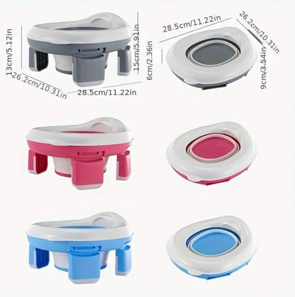 Foldable portable traininig potty