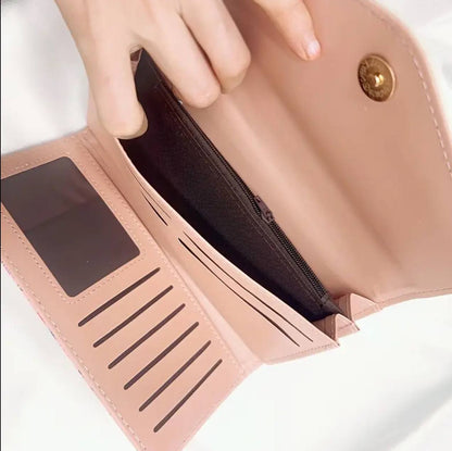 Luxury Women Love Wallets PU Leather