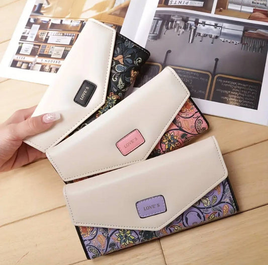 Luxury Women Love Wallets PU Leather