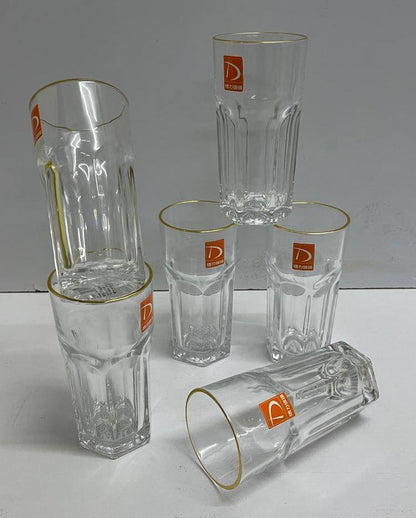 High quality borosilicate water,juice  glasses
