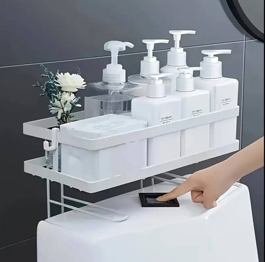 Single Layer Bathroom/ Toilet Racks With Tissue Holder
