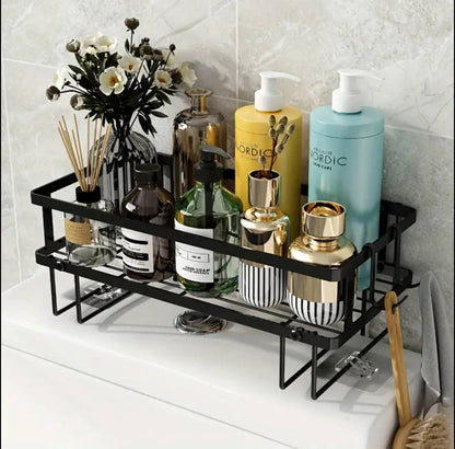 Single Layer Bathroom/ Toilet Racks With Tissue Holder