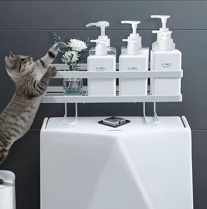Single Layer Bathroom/ Toilet Racks With Tissue Holder