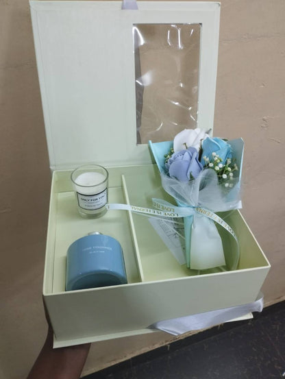 Aromatherapy diffuser gift set Decor Fragrance Scen with Scented candle