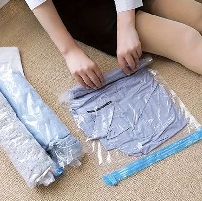 10pcs Travel Cloth Organizer Travel Space Saver Compression Storage Bag.