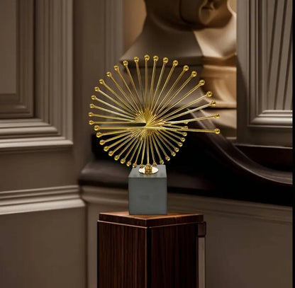 Executive Metal abstract spiked Sculpture