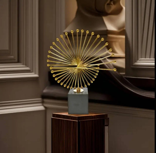 Executive Metal abstract spiked Sculpture