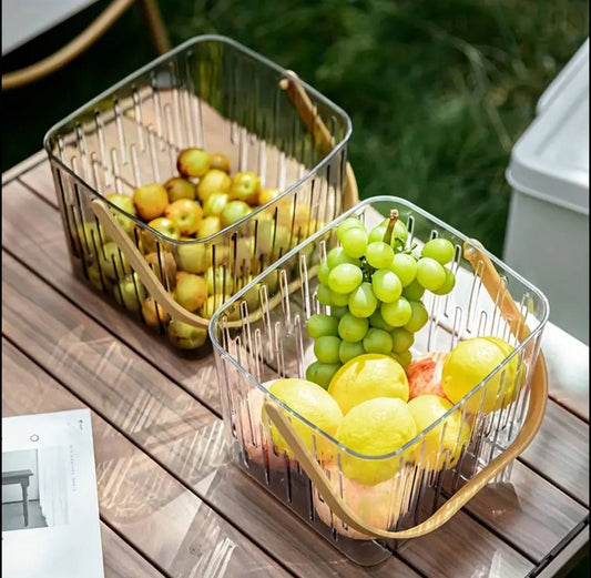 Basket storage organizer with handle/ Multipurpose holder