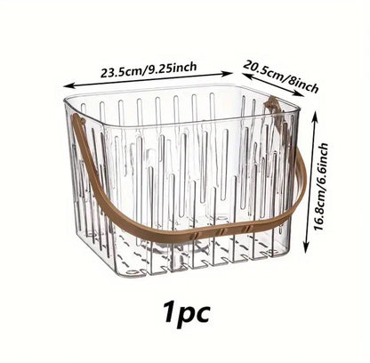 Basket storage organizer with handle/ Multipurpose holder