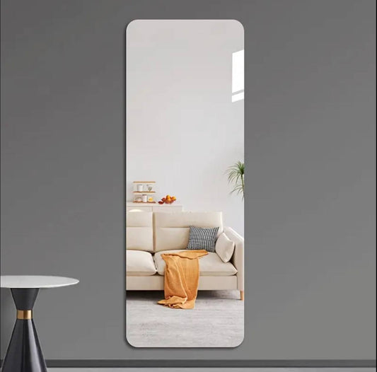Flexible wall mounted mirror