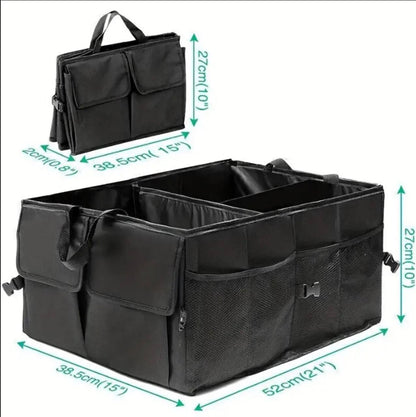 Large capacity divided high quality car boot organizer