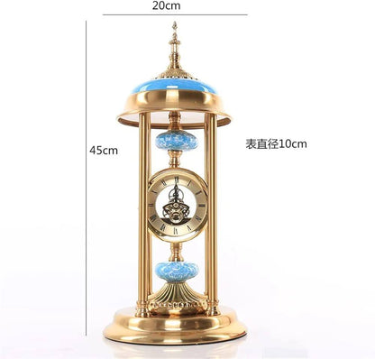Desk Clock American Living Room Candlestick Ornaments