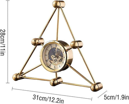 Desk Clock Creative Metal Desk Clock Decoration