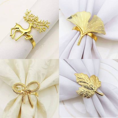 Luxurious 6pcs Napkin Rin