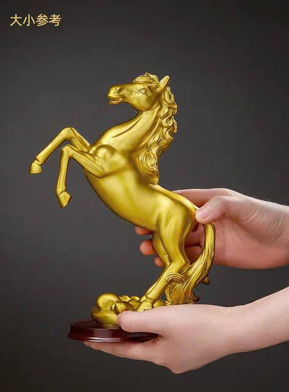 Gold decor horse