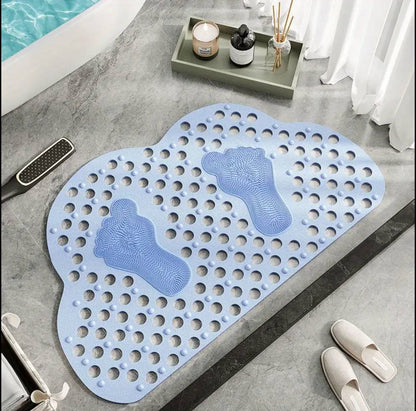 Cloud shape Rubber bathroom Antislip Mat