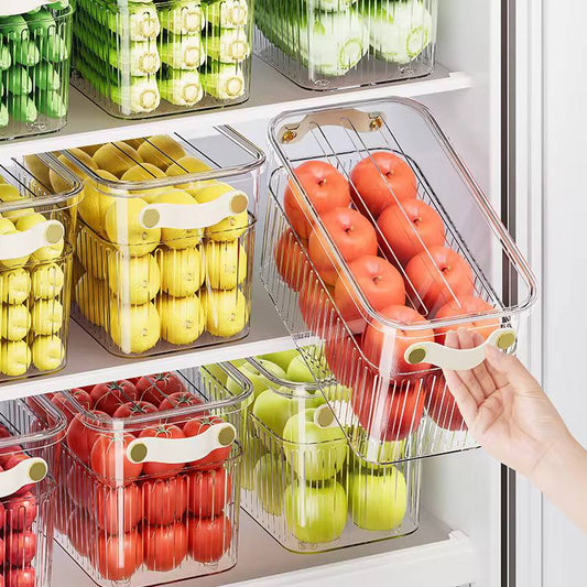Stackable acrylic fridge containers