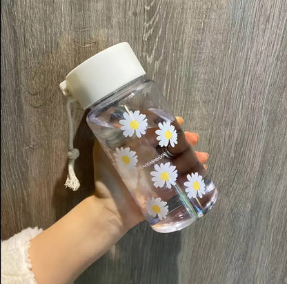 Cute transparent water bottles.
450ml