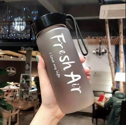 Frosted water bottles