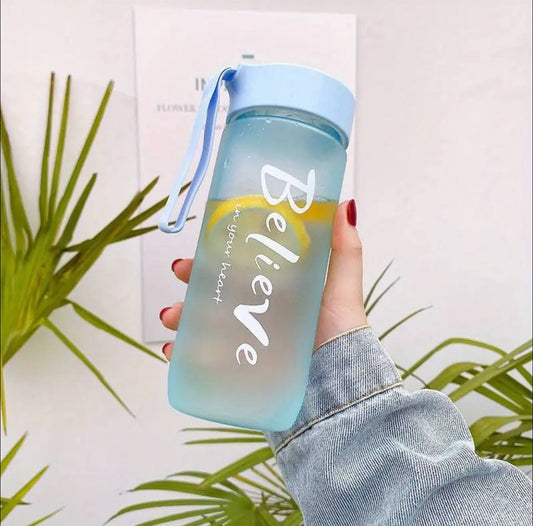 Frosted water bottles