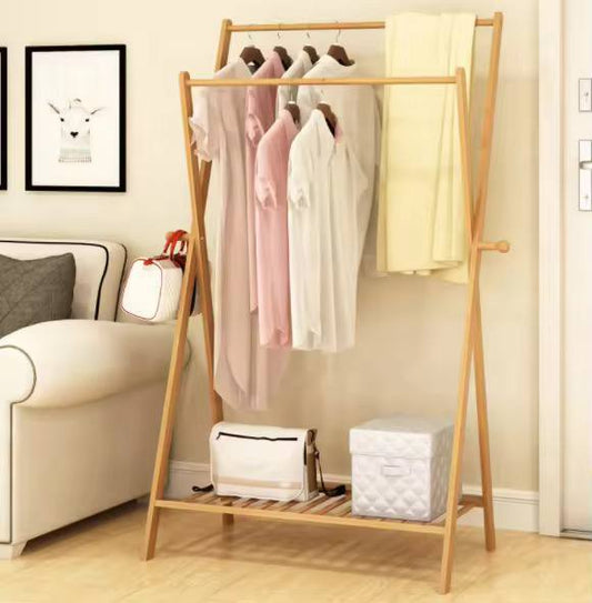 long bamboo Hanging Rack