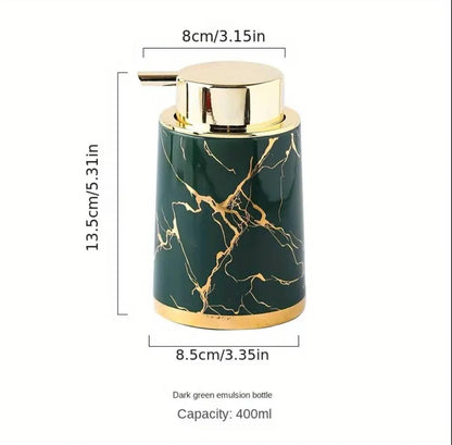 Marble soap pump / dispenser