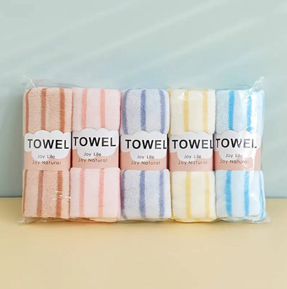 Coral velvet microfiber towels