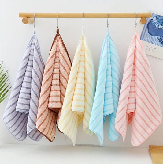 Coral velvet microfiber towels