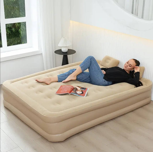 Inflatable Queen Size Airbed Mattress with in built Pump