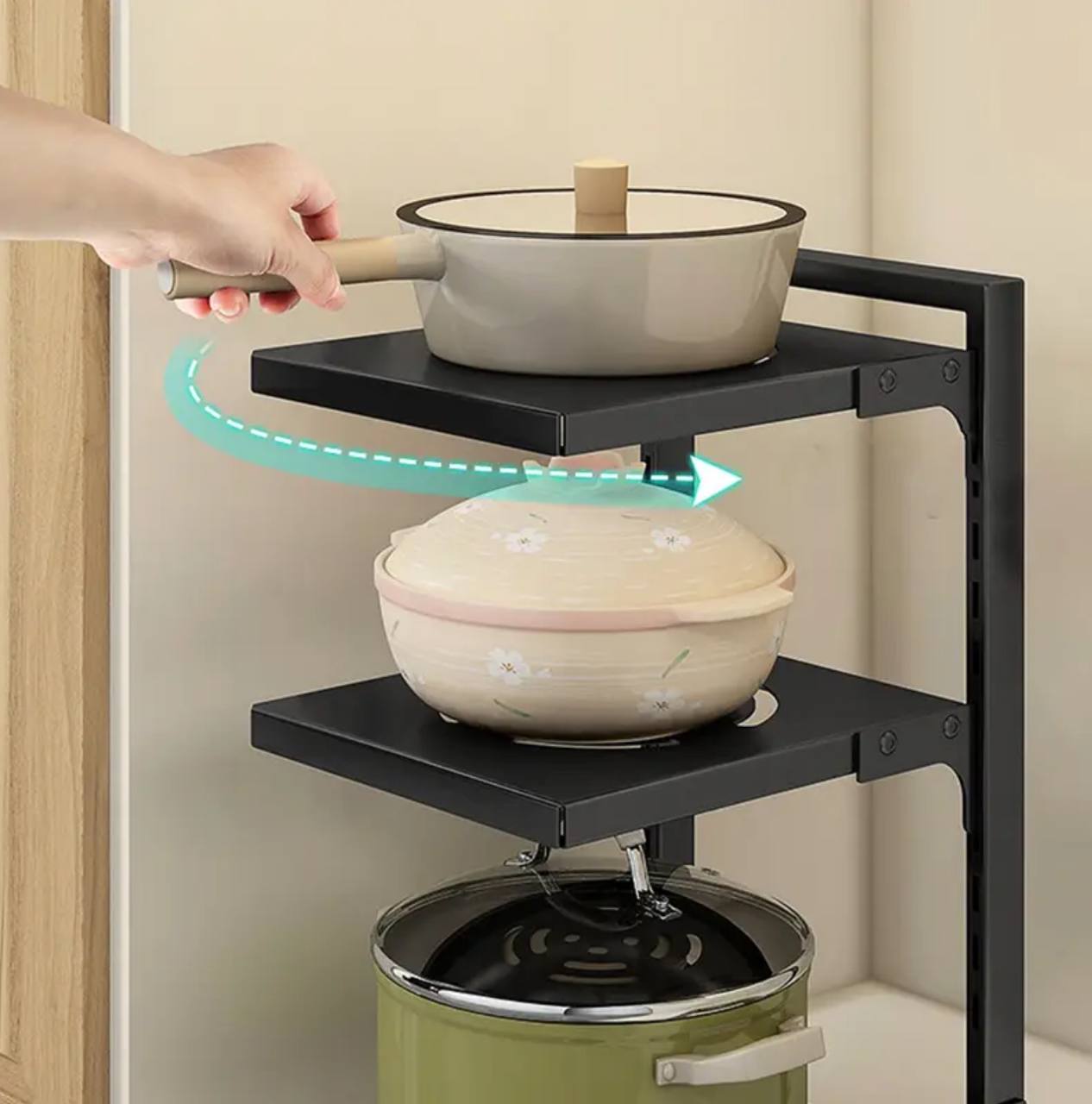 Multi-Layer Pot Storage Rack