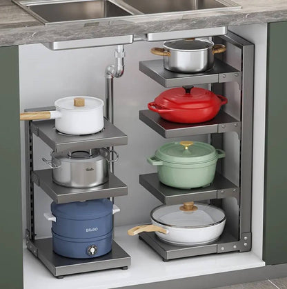 Multi-Layer Pot Storage Rack