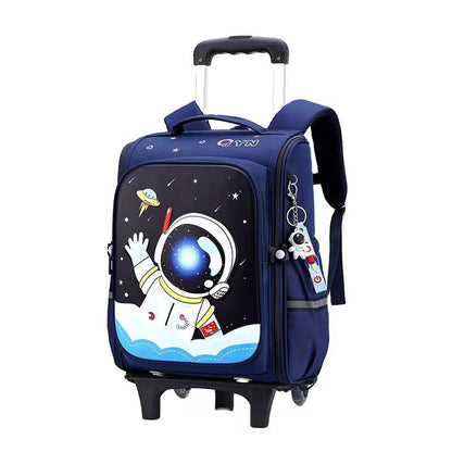 Cartoon themed Rolling Trolley school bag