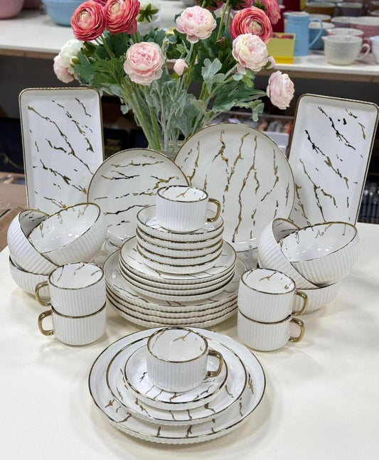Elegant  European Porcelain Dinner set