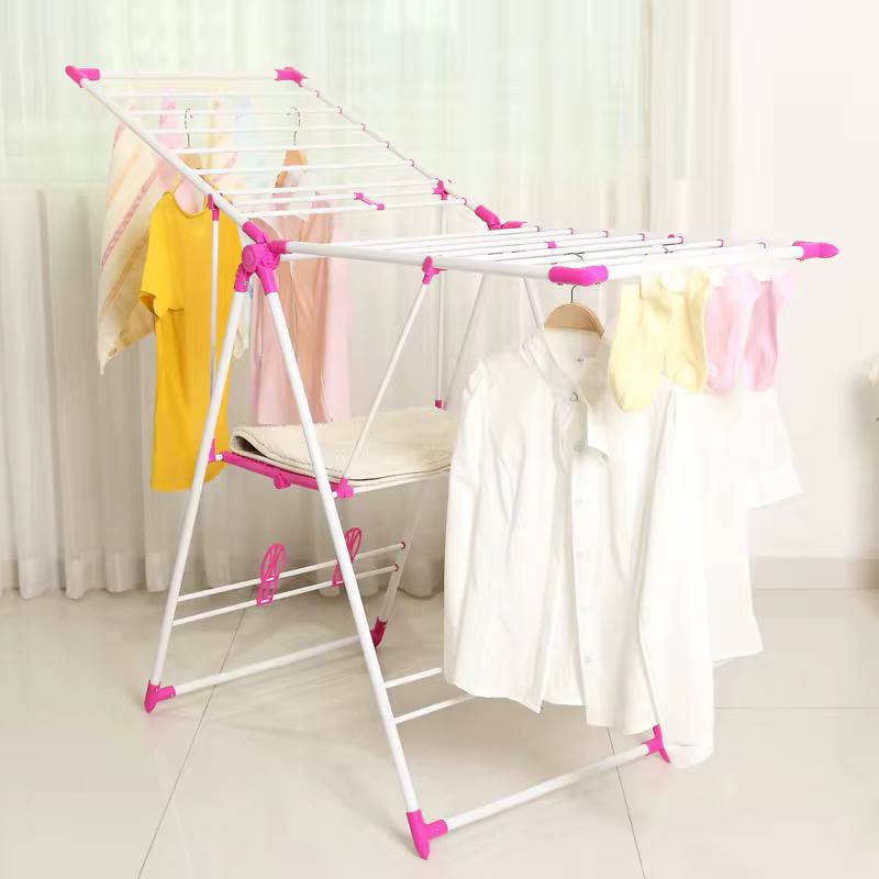Foldable portable drying rack