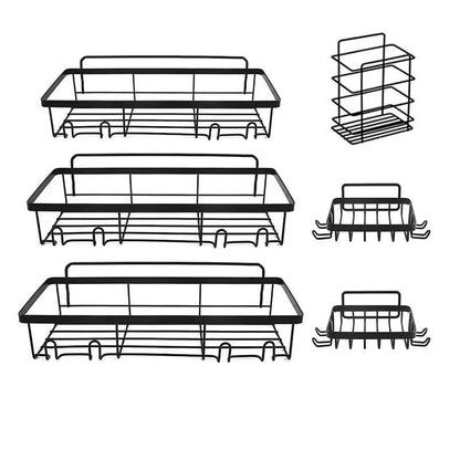 5pcs set Shower caddy shelf/Bathroom organizer