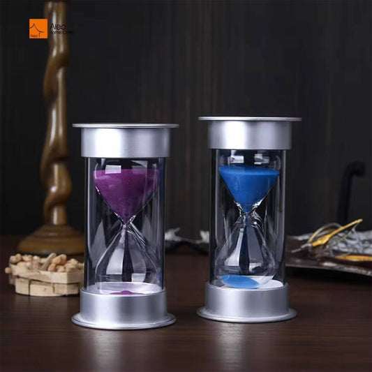 Silver Cover Decorative Hour Glass