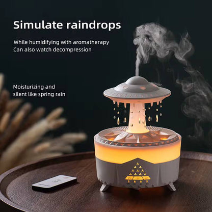 Water raindrops ultrasonic air humidifier