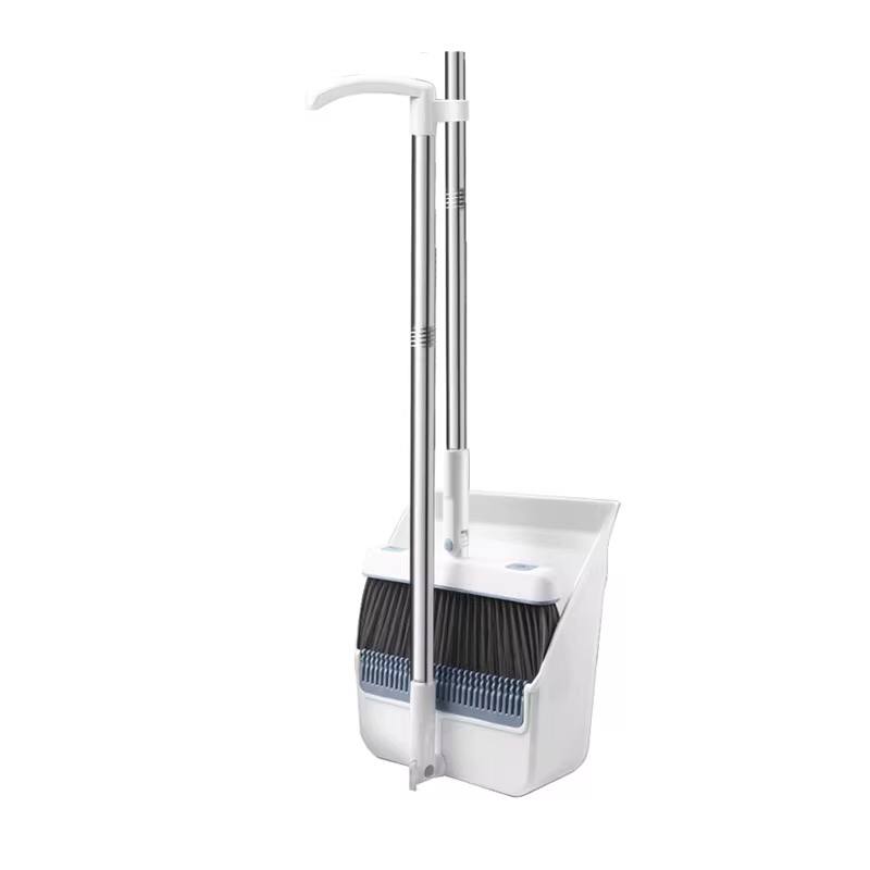 360° Rotating Long Broom & scoop  dustpan set