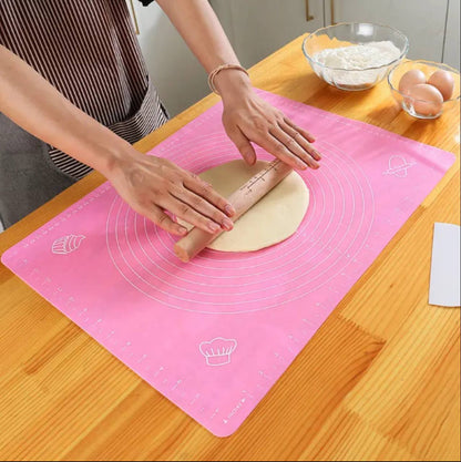 Silicon kneading mat
