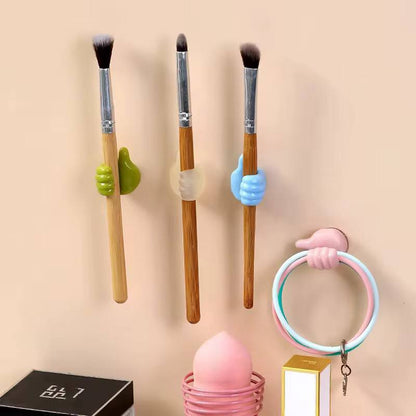 Self adhesive thumb hooks