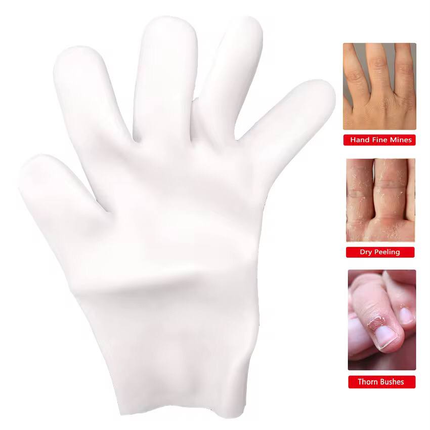 Silicone hand gloves